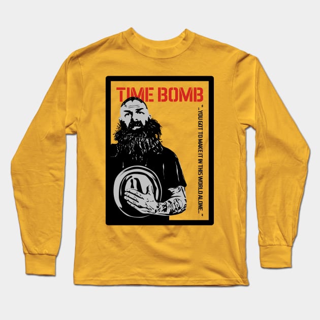 Time Bomb Rancid Fan Art - Tim Armstrong Long Sleeve T-Shirt by JoniGepp